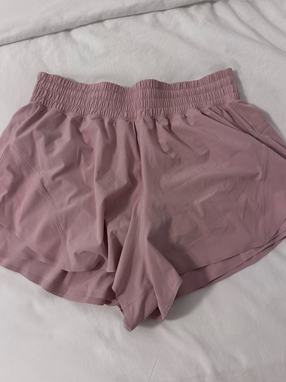 Light pink Lululemon shorts